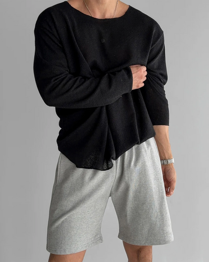 Lässiges Strick T-Shirt