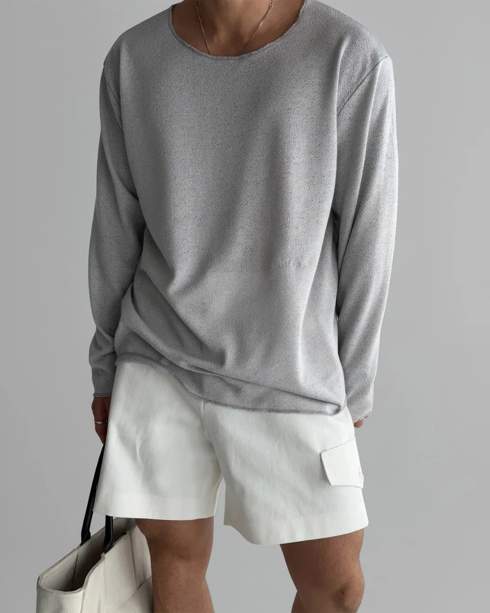 Lässiges Strick T-Shirt
