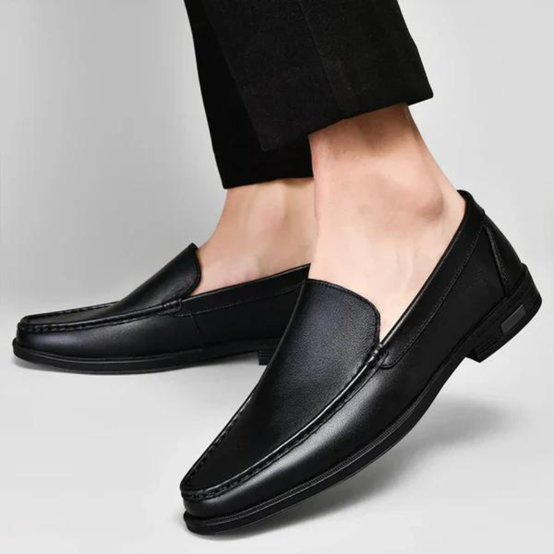 Elegante Leder Slipper