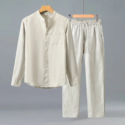 Elegantes Leinen-Set