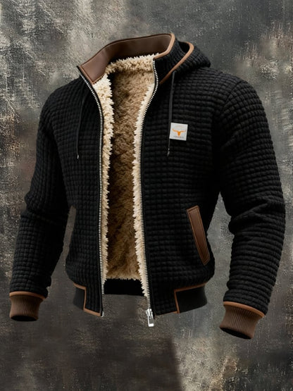 Fleecegefütterte Winterjacke