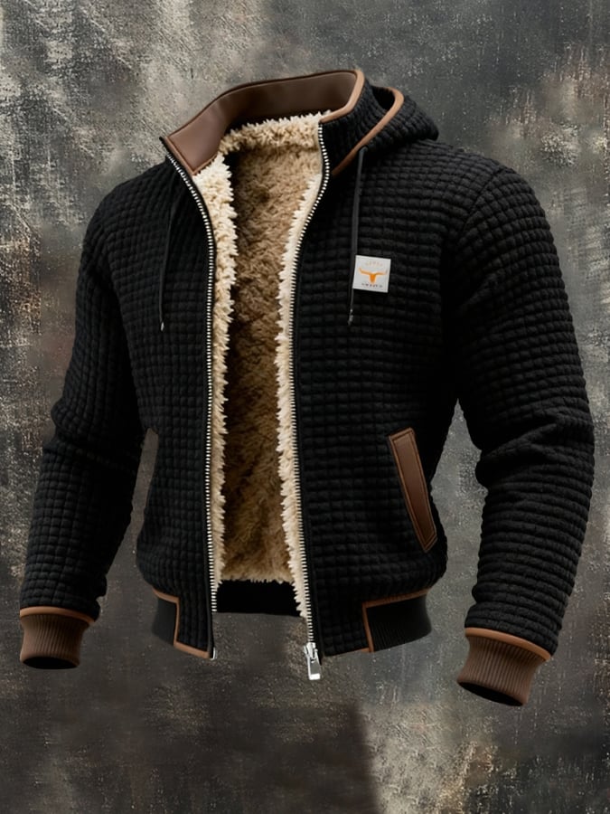 Fleecegefütterte Winterjacke