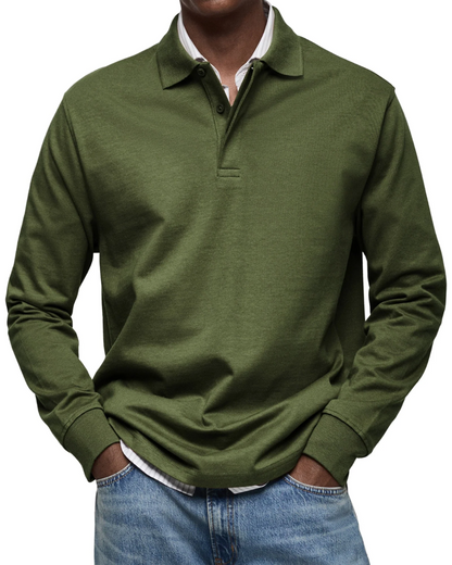 Lässiger Polo-Pullover