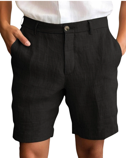 Elegante Leinen Shorts