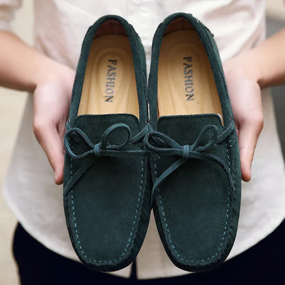 Lässige Wildleder-Sommer-Loafer