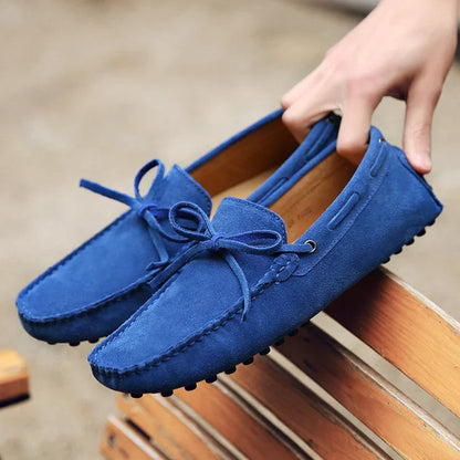 Lässige Wildleder-Sommer-Loafer