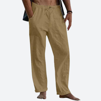 Klassische Leinenhose
