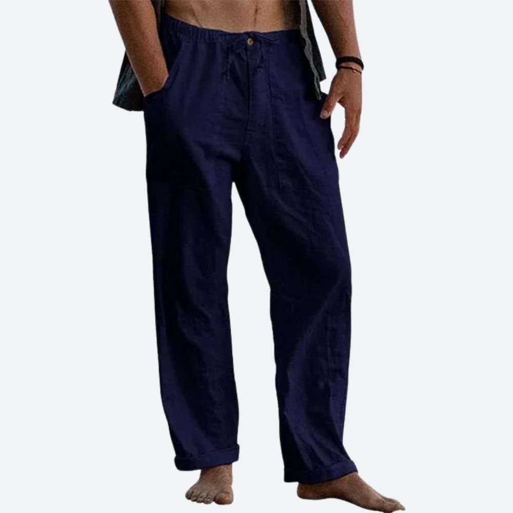 Klassische Leinenhose