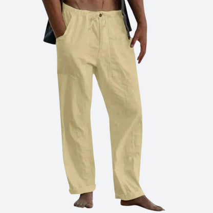 Klassische Leinenhose