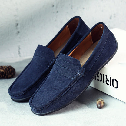 Retro Wildleder Herren Slipper