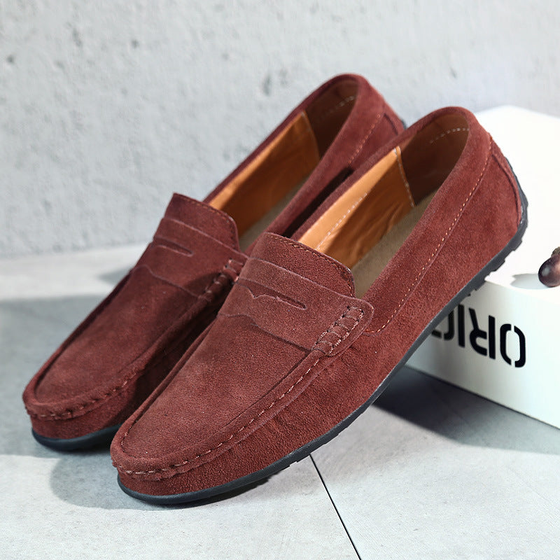 Retro Wildleder Herren Slipper