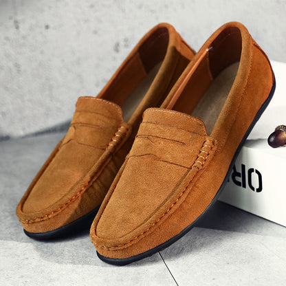Retro Wildleder Herren Slipper
