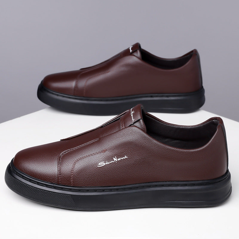 Leder Slipper