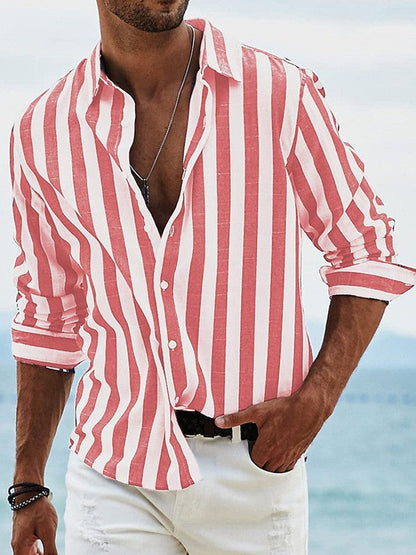 Elegantes Gestreiftes Hemd