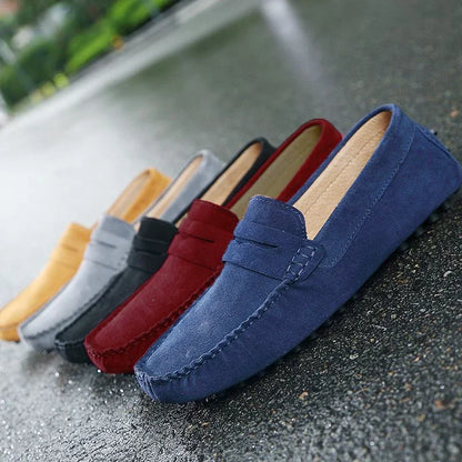 Lässige Wildleder Slipper