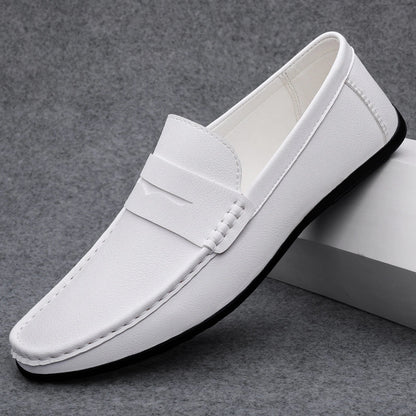 Klassische italienische Lederloafers