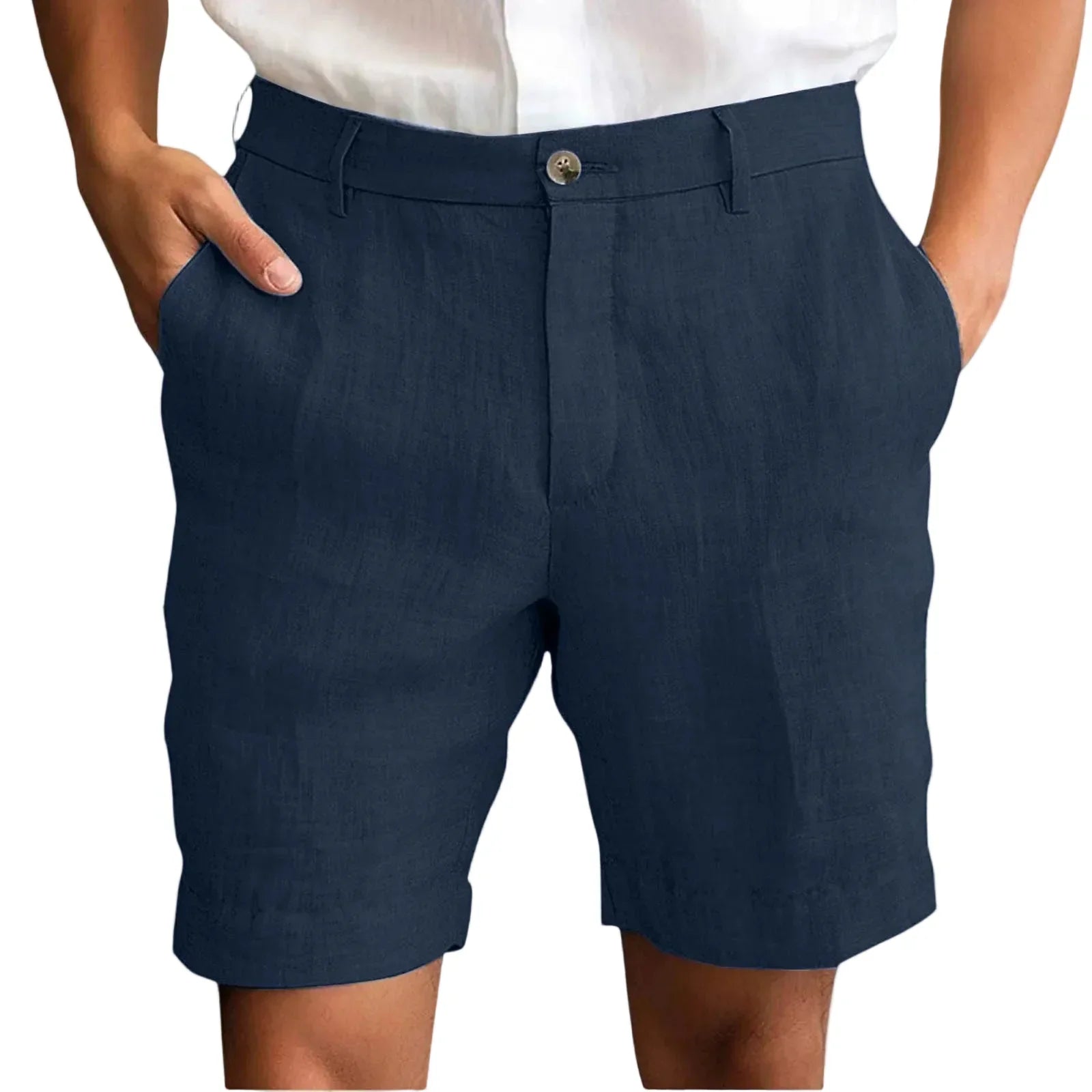 Elegante Leinen Shorts