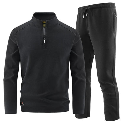 Elegantes Herren Zip-Pullover-Set