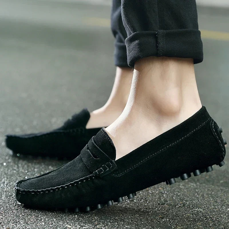 Lässige Wildleder Slipper