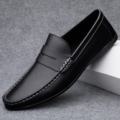 Klassische italienische Lederloafers