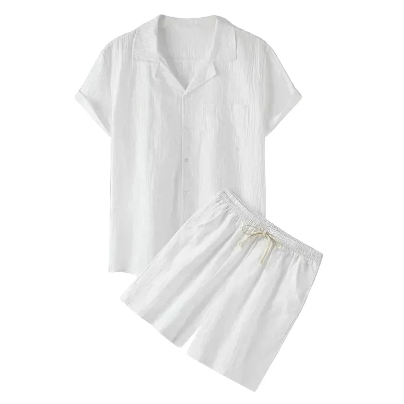 Elegantes Baumwoll-Sommer-Set