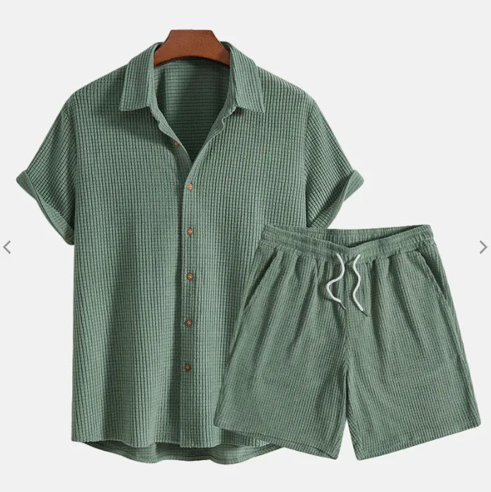 Elegantes Baumwoll-Sommer-Set