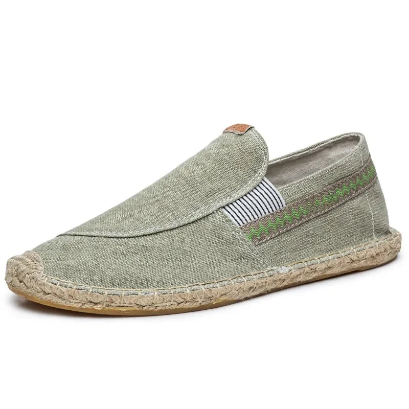 Elegante Leinen-Espadrilles