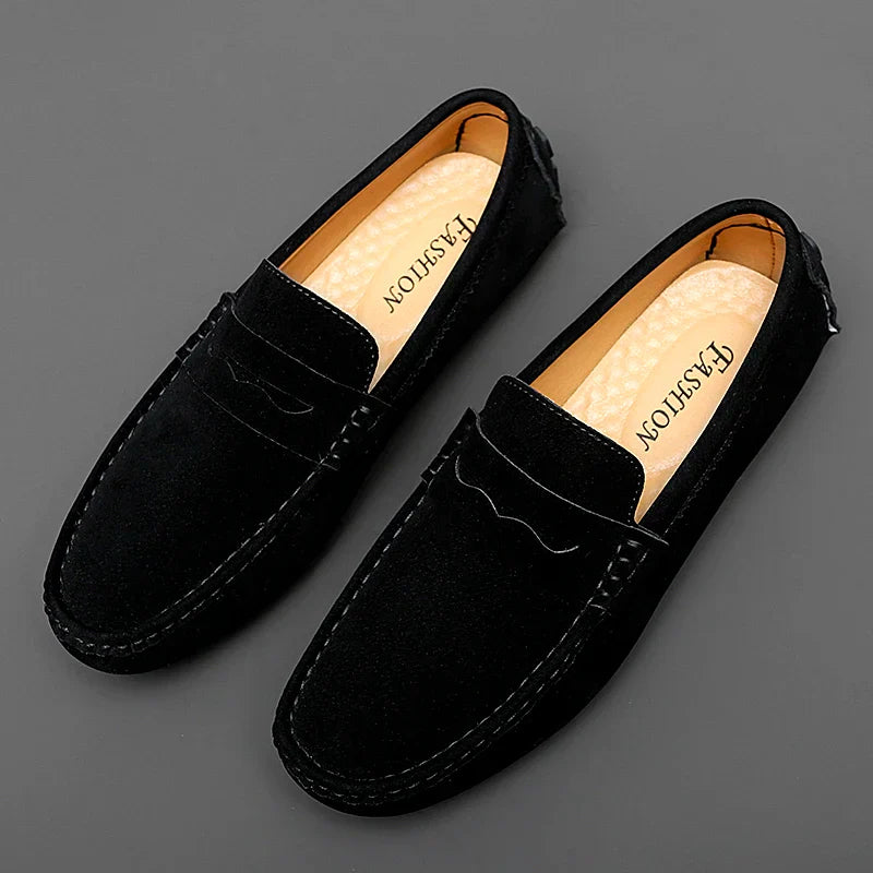 Wildleder Bootslatschen