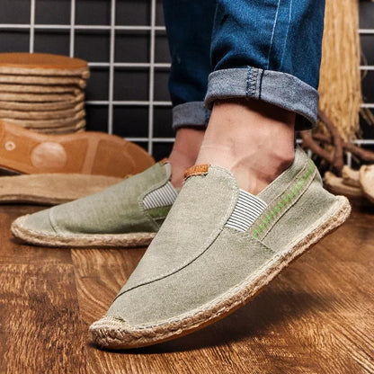 Elegante Leinen-Espadrilles