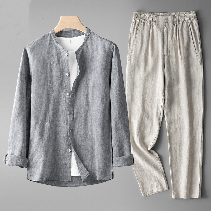 Leinen Zwei-Teile Set