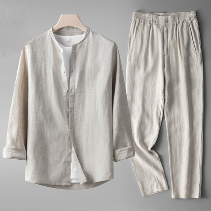 Leinen Zwei-Teile Set