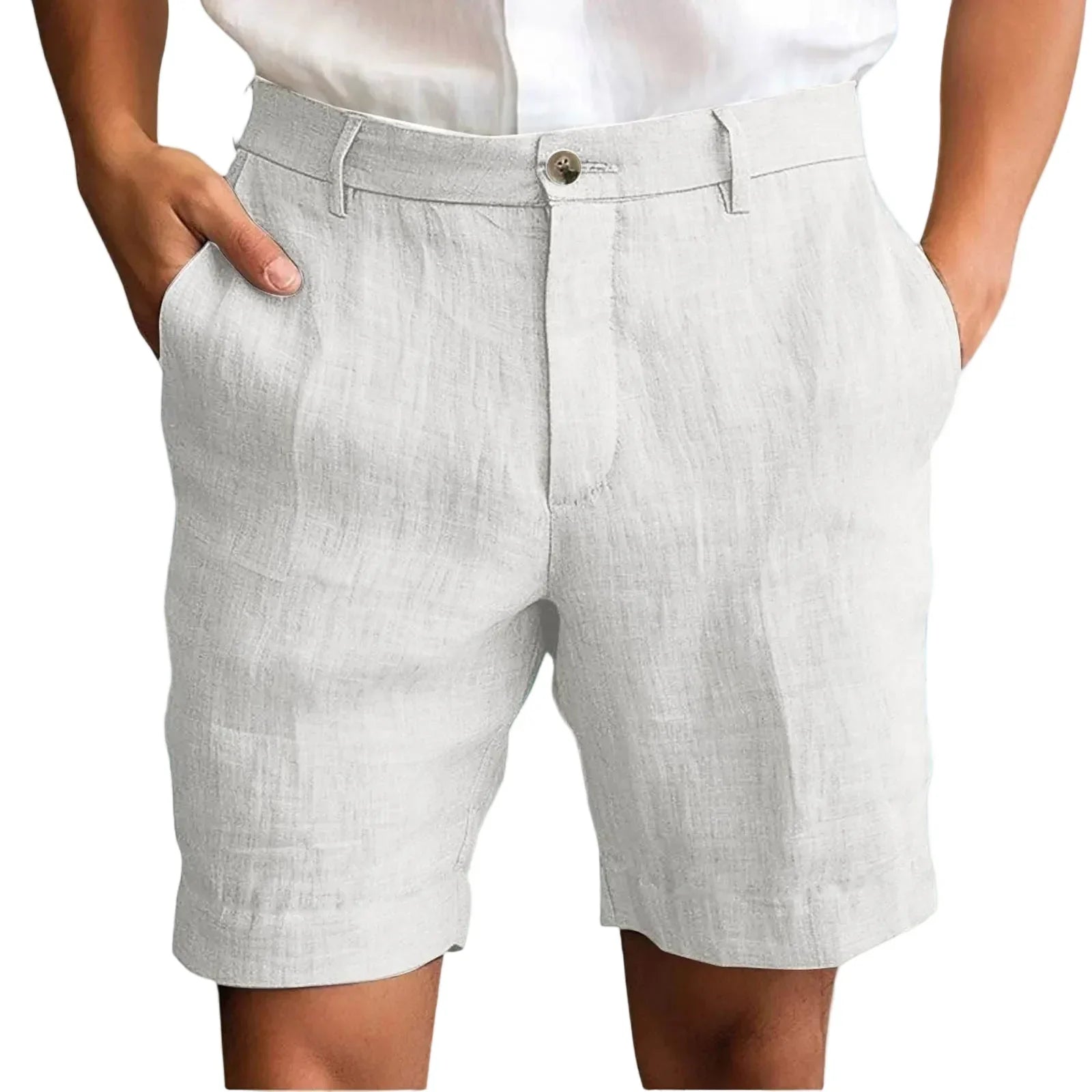 Elegante Leinen Shorts