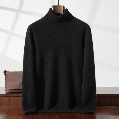 Eleganter Cashmere-Rollkragenpullover