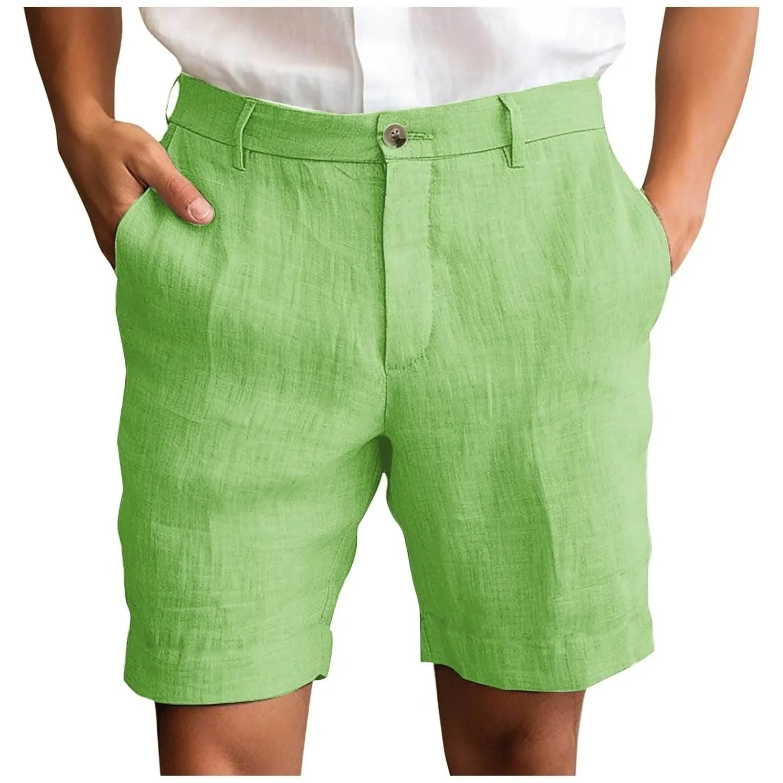 Elegante Leinen Shorts