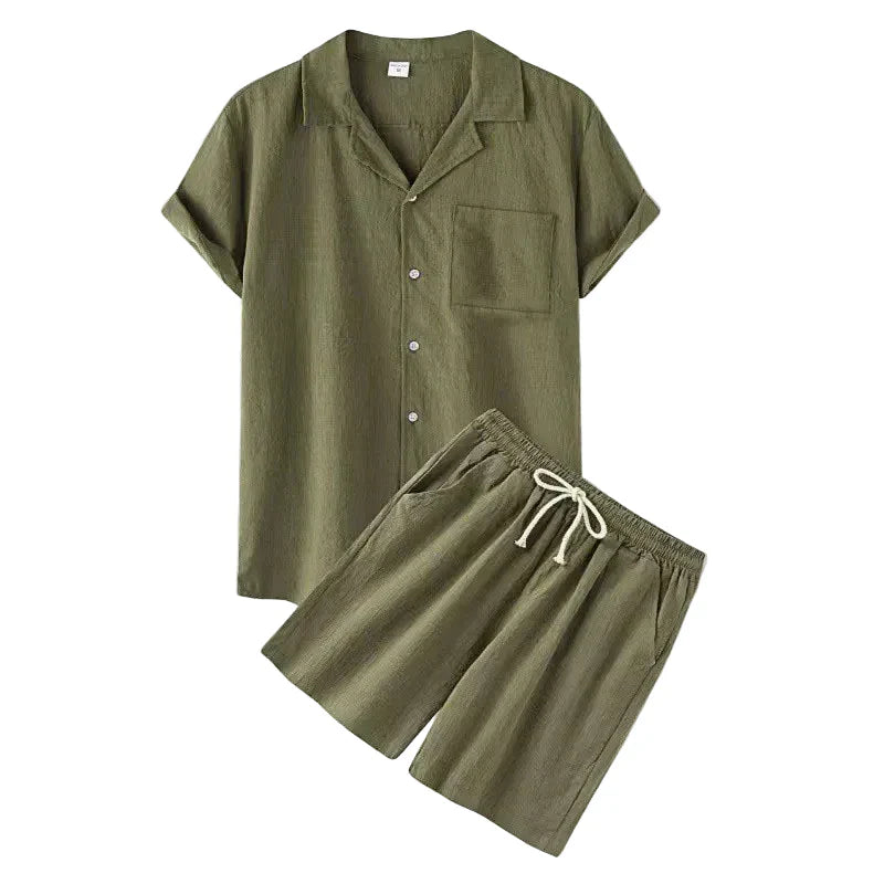 Elegantes Baumwoll-Sommer-Set