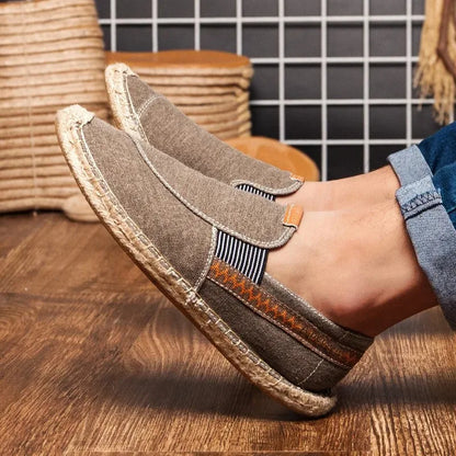 Elegante Leinen-Espadrilles