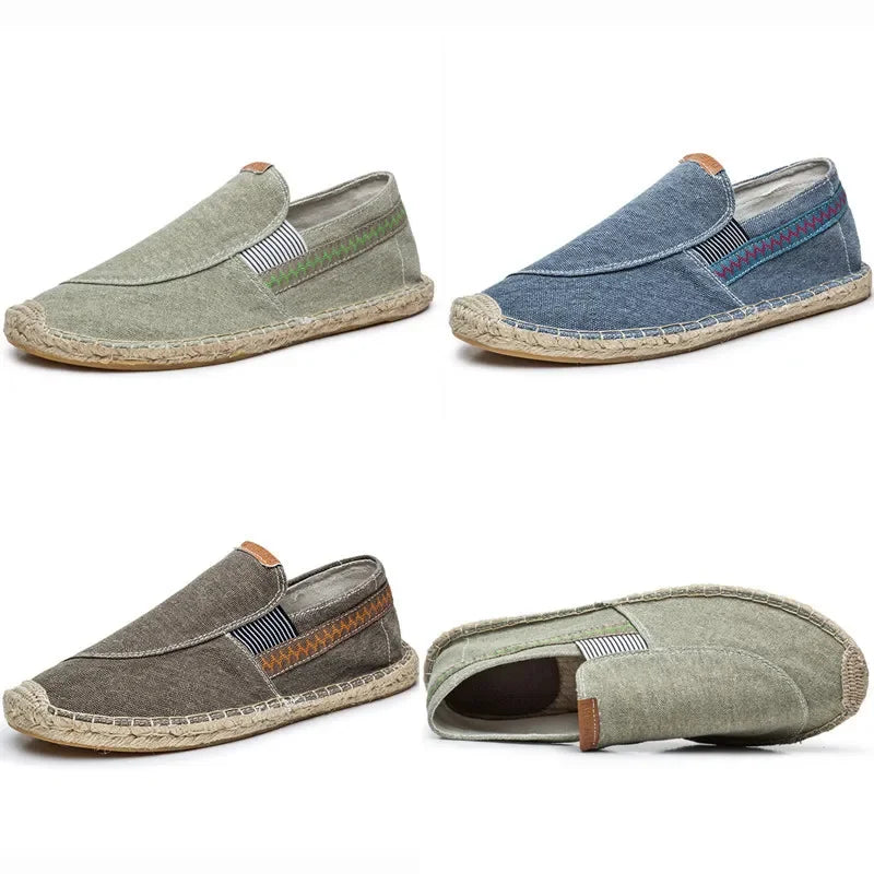 Elegante Leinen-Espadrilles