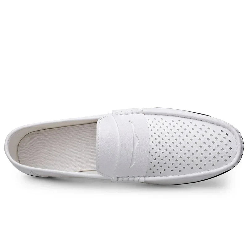 Klassische italienische Lederloafers