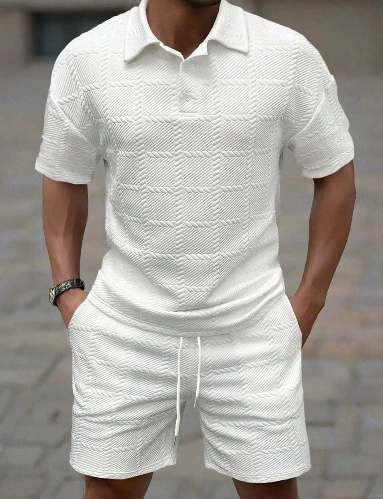 Lässiges Polo-Set