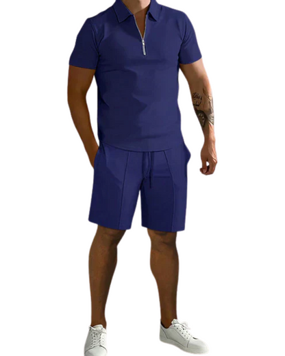 Elegantes Poloshirt-Set