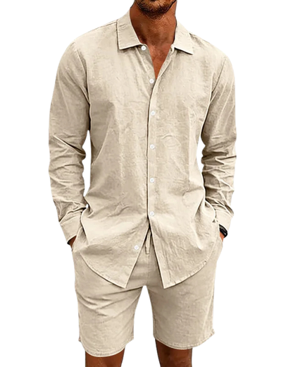 Elegantes Leinen-Sommer-Set