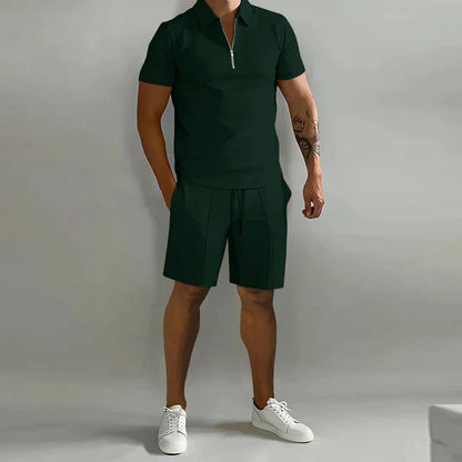 Elegantes Poloshirt-Set