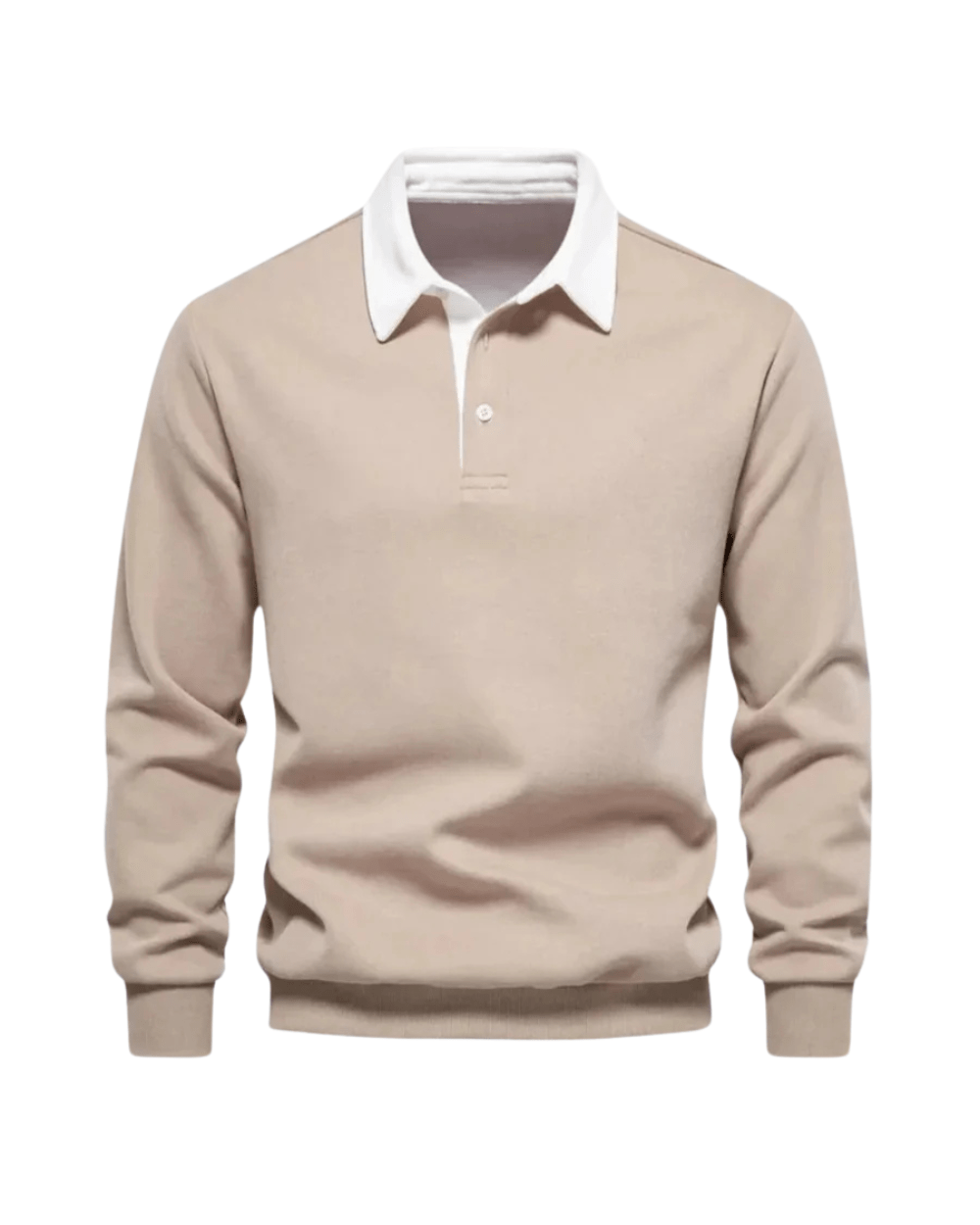 Adrian Freizeit Polo Sweater Von Alder Beige S 