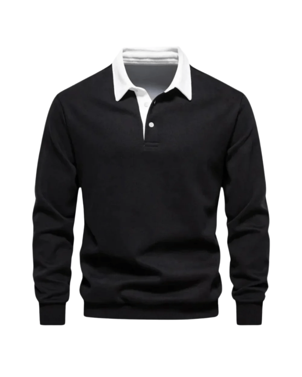 Adrian Freizeit Polo Sweater Von Alder Schwarz S 