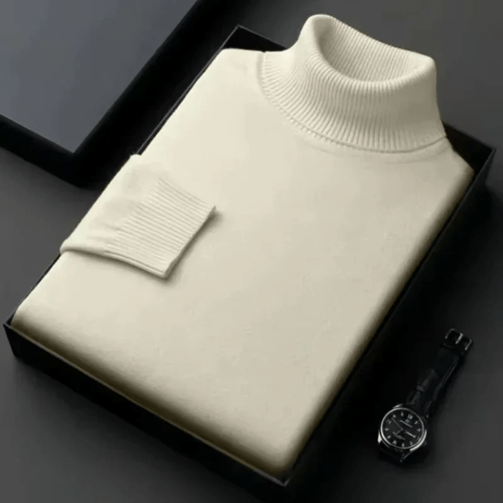 Alioth Kaschmir Rollkragenpullover Von Alder Beige M 