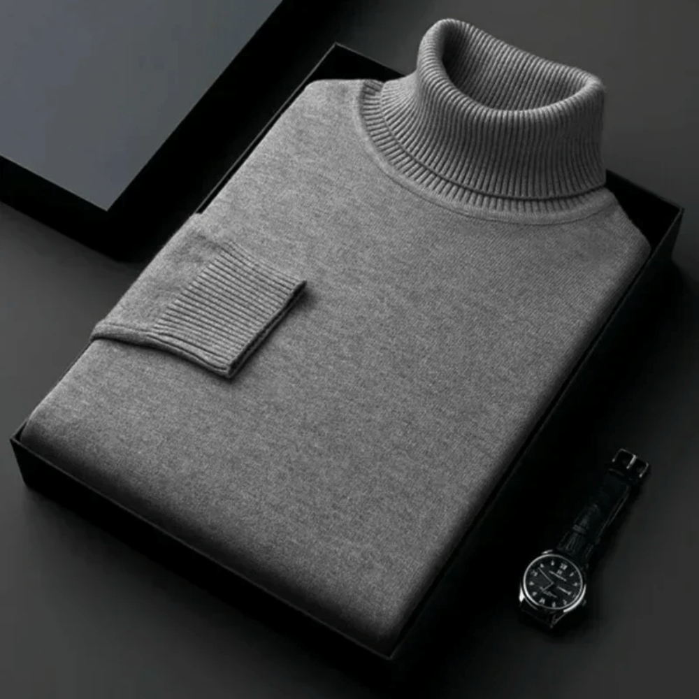 Alioth Kaschmir Rollkragenpullover Von Alder Dunkelgrau M 