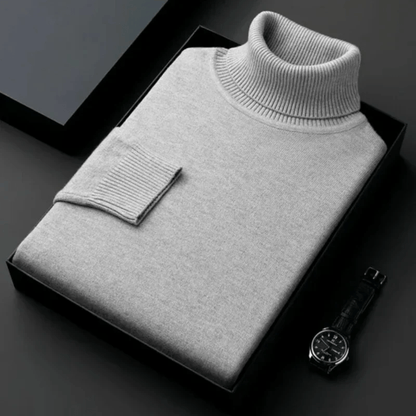 Alioth Kaschmir Rollkragenpullover Von Alder Grau M 