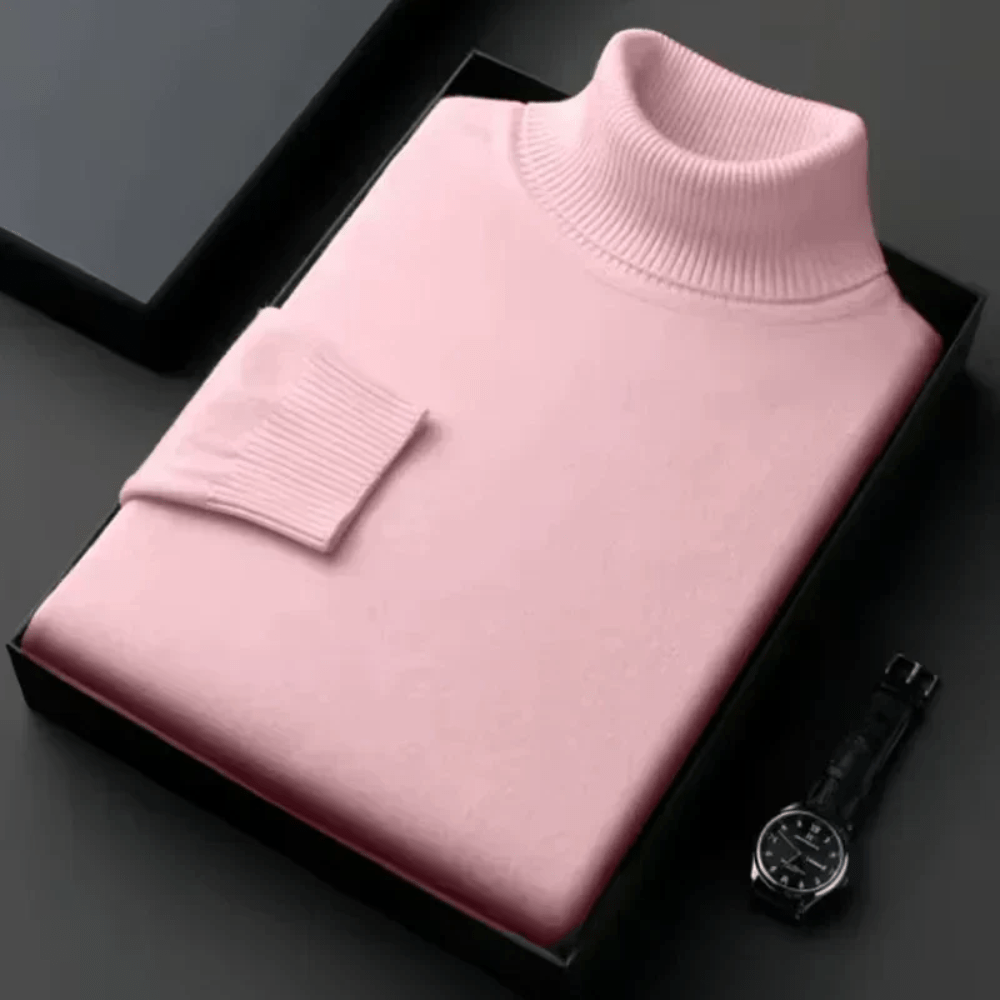 Alioth Kaschmir Rollkragenpullover Von Alder Rosa M 