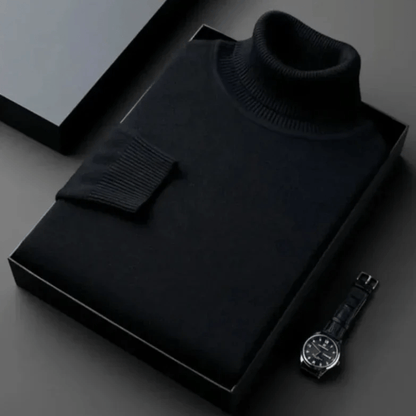 Alioth Kaschmir Rollkragenpullover Von Alder Schwarz M 