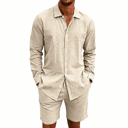 Elegantes Leinen-Sommer-Set